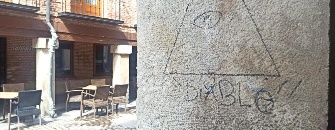 Callor Mayor de Alcalá sucia