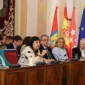 Cristina Alcalñiz en el pleno del Ayuntamiento de Alcalá de Henares